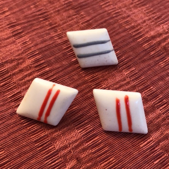 NWOT multiple pierced earring patriotic stud collection - Picture 3 of 9